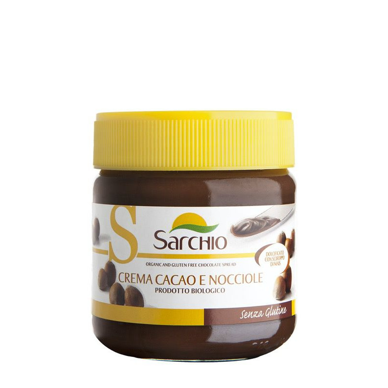 CREMA DE CACAO Y AVELLANAS SIN LECHE BOTE 6/200g